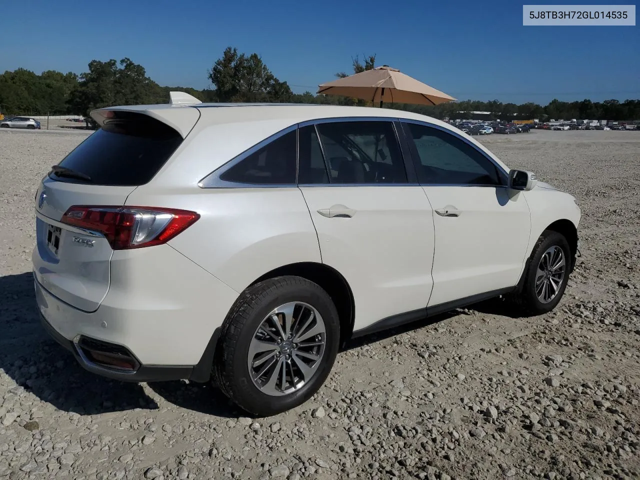 2016 Acura Rdx Advance VIN: 5J8TB3H72GL014535 Lot: 73968644