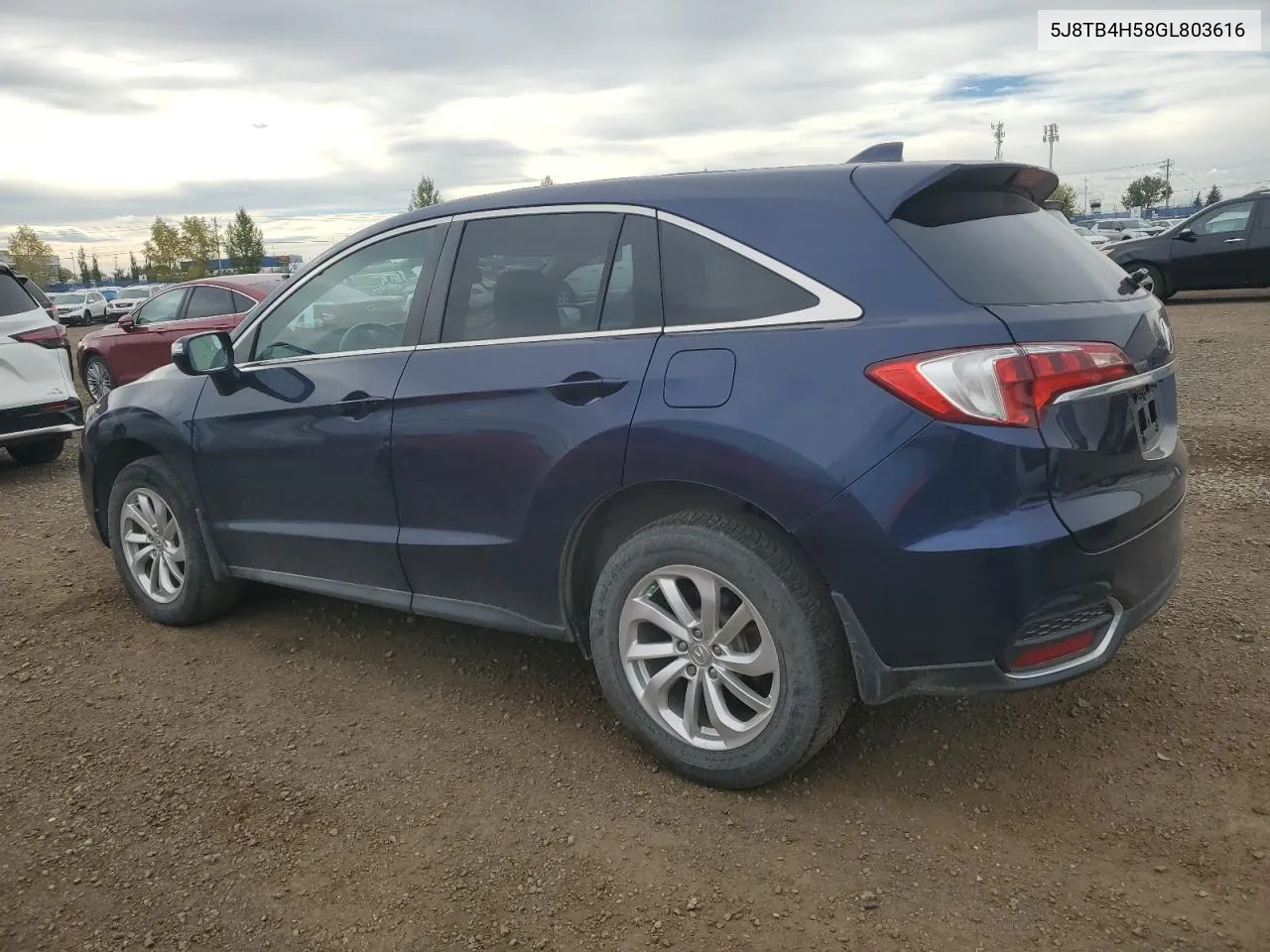 2016 Acura Rdx Technology VIN: 5J8TB4H58GL803616 Lot: 74018764