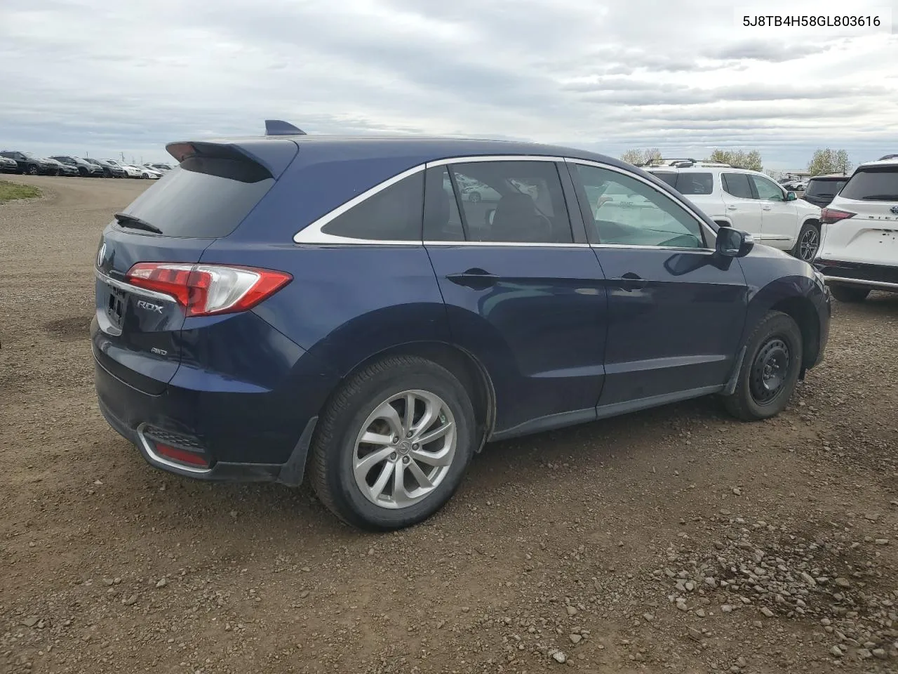 2016 Acura Rdx Technology VIN: 5J8TB4H58GL803616 Lot: 74018764