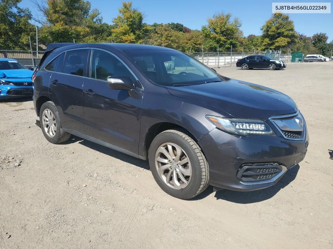 2016 Acura Rdx Technology VIN: 5J8TB4H56GL022349 Lot: 74026544