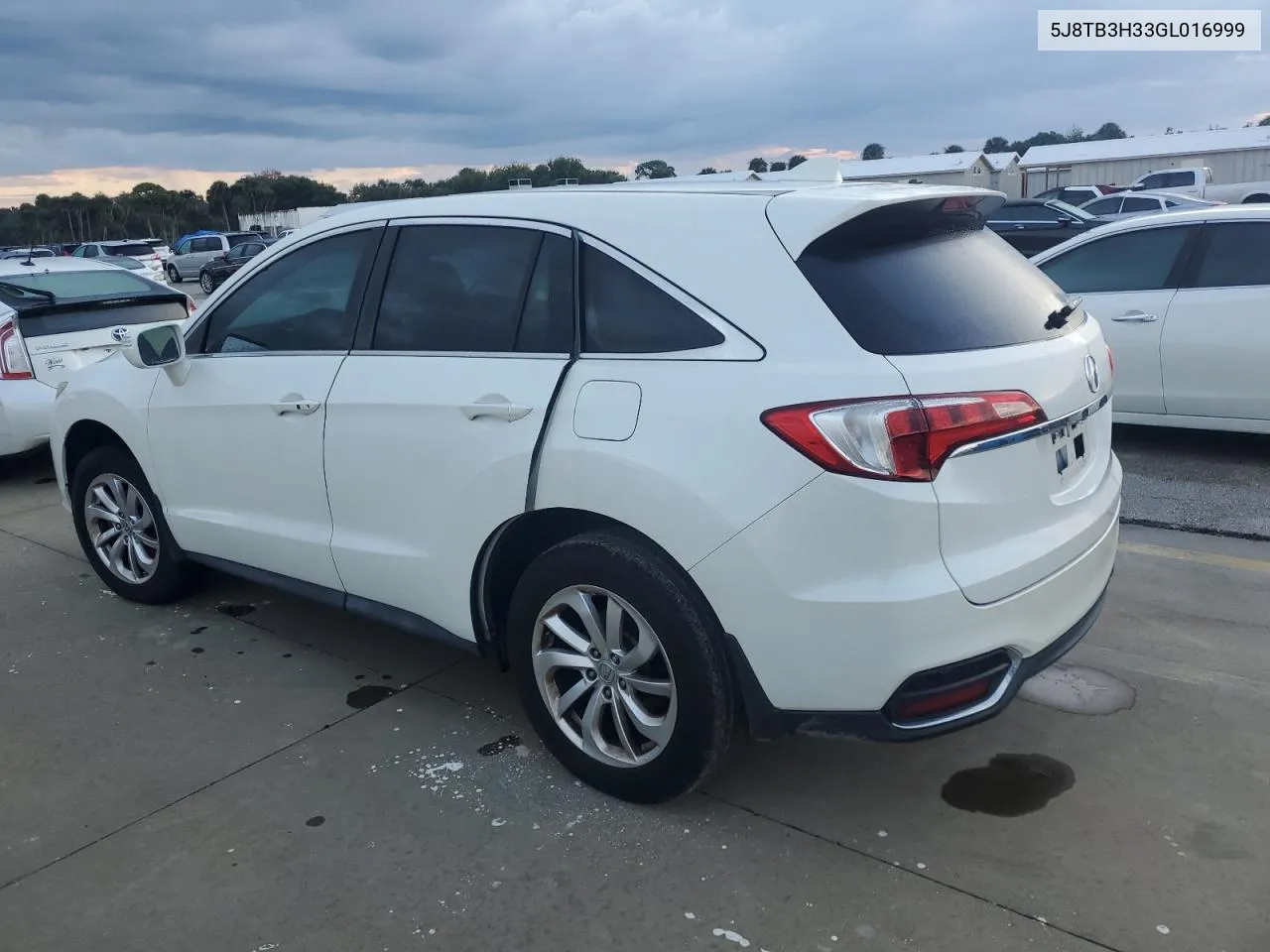 2016 Acura Rdx VIN: 5J8TB3H33GL016999 Lot: 74037604