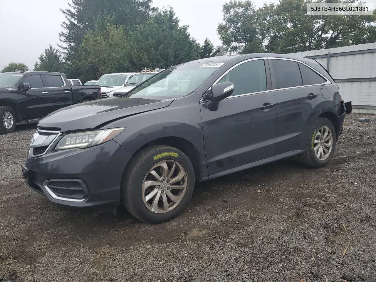 2016 Acura Rdx Technology VIN: 5J8TB4H56GL021881 Lot: 74242234