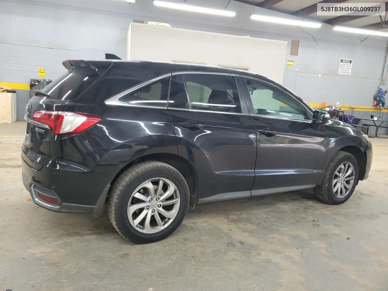 2016 Acura Rdx VIN: 5J8TB3H36GL009237 Lot: 74496424