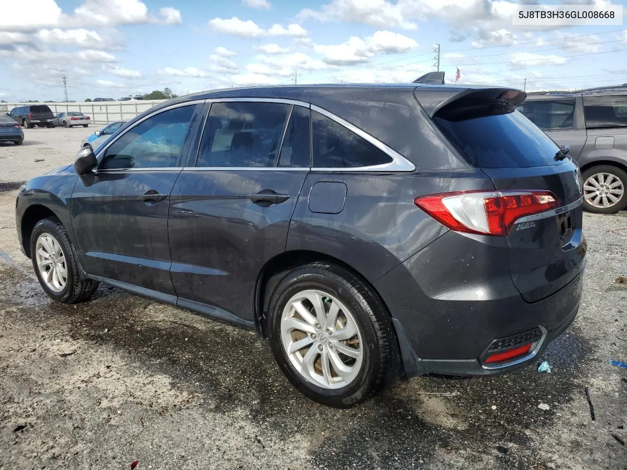 2016 Acura Rdx VIN: 5J8TB3H36GL008668 Lot: 75440564