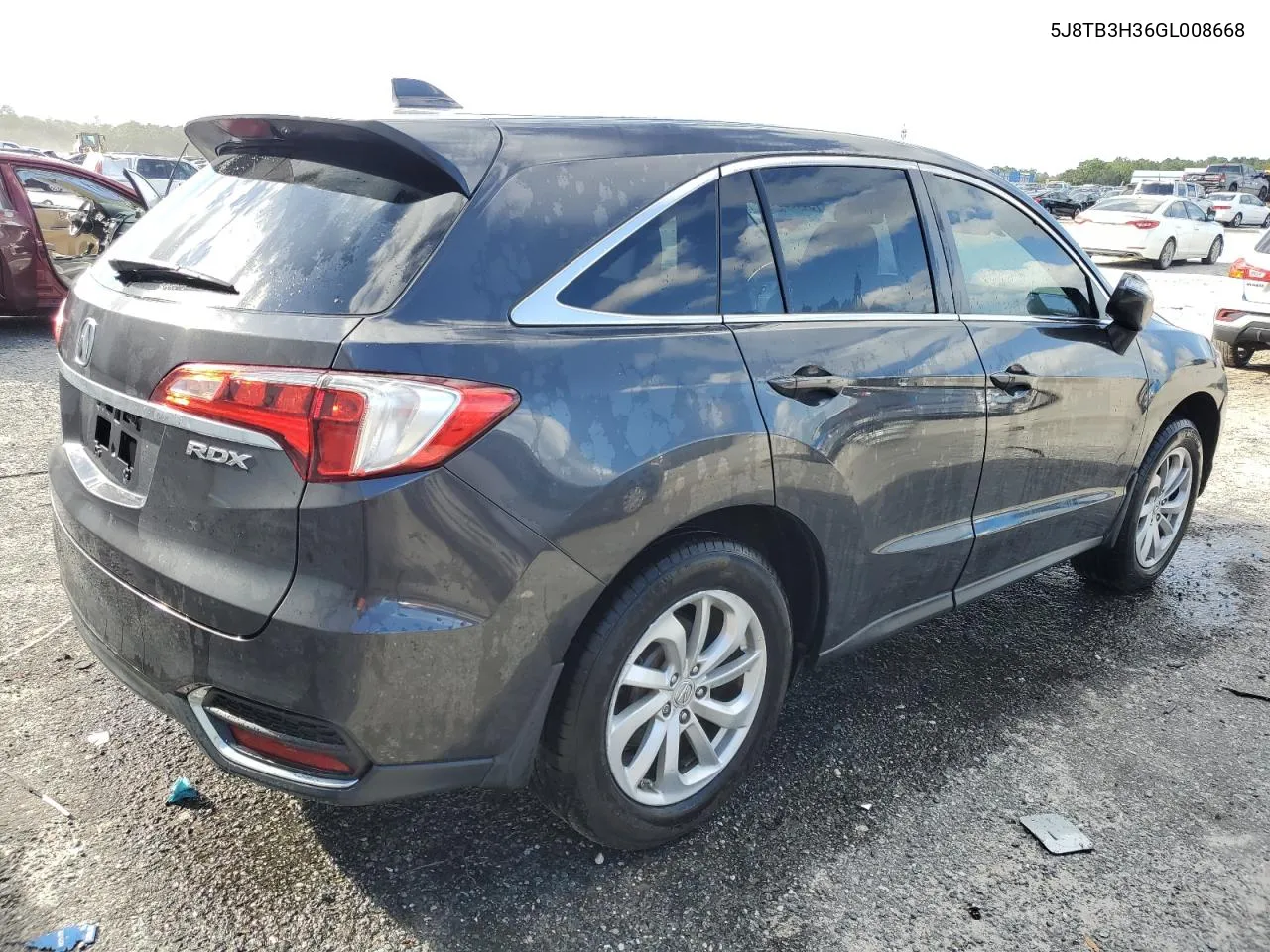 2016 Acura Rdx VIN: 5J8TB3H36GL008668 Lot: 75440564