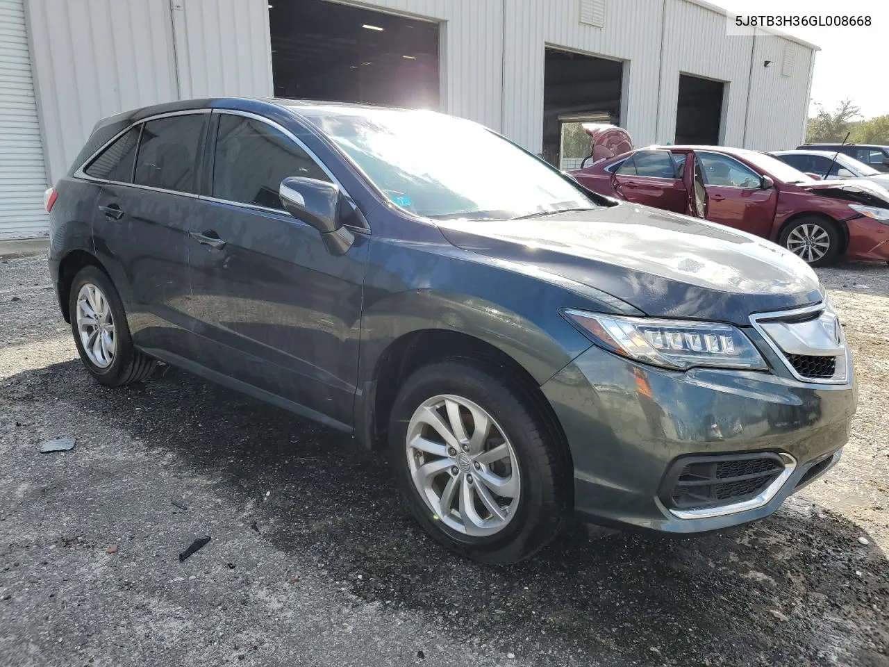 2016 Acura Rdx VIN: 5J8TB3H36GL008668 Lot: 75440564