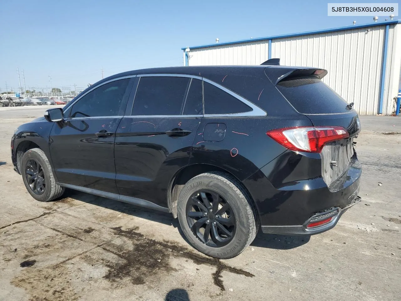 2016 Acura Rdx Technology VIN: 5J8TB3H5XGL004608 Lot: 75518944