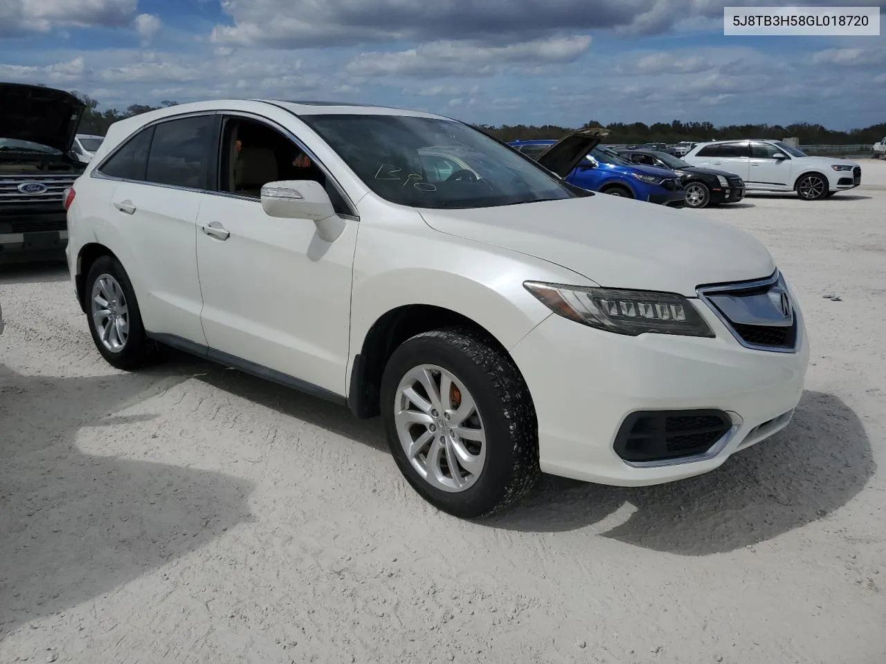 2016 Acura Rdx Technology VIN: 5J8TB3H58GL018720 Lot: 75574364