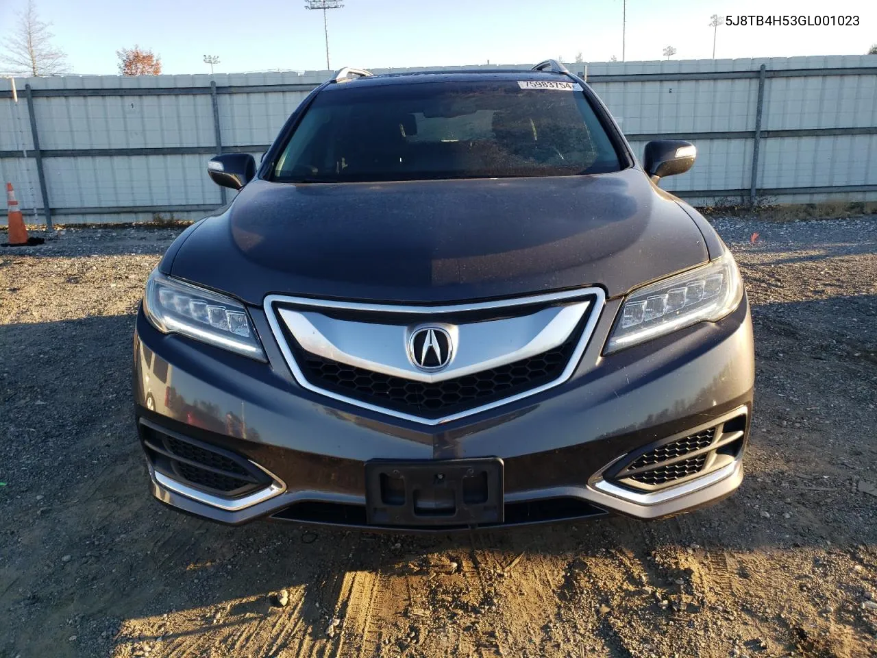 2016 Acura Rdx Technology VIN: 5J8TB4H53GL001023 Lot: 75983754