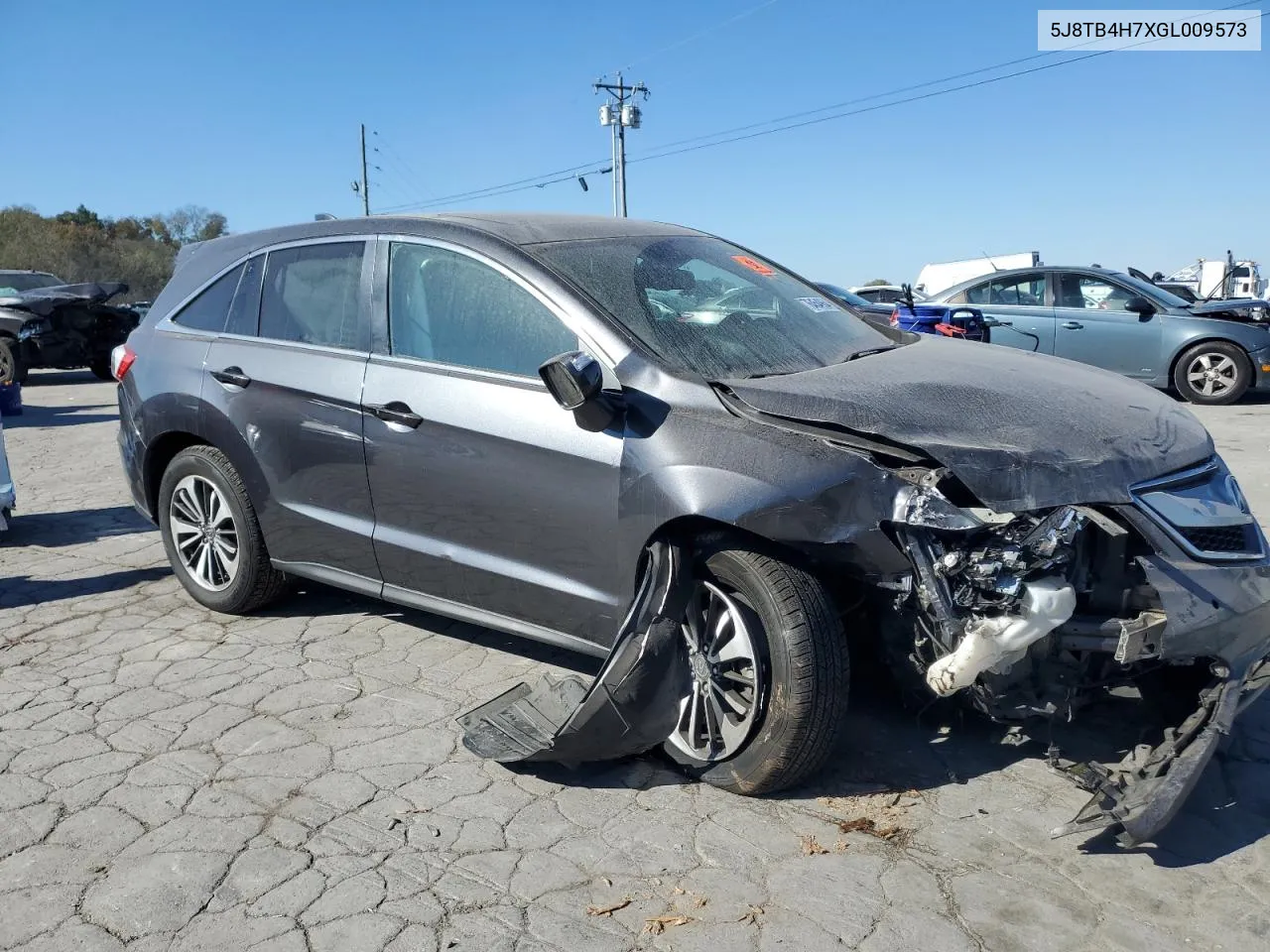 2016 Acura Rdx Advance VIN: 5J8TB4H7XGL009573 Lot: 76454964