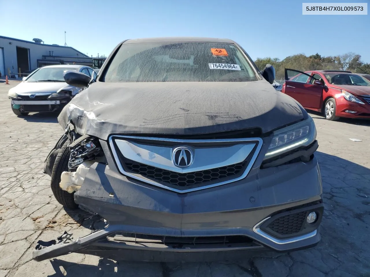 2016 Acura Rdx Advance VIN: 5J8TB4H7XGL009573 Lot: 76454964