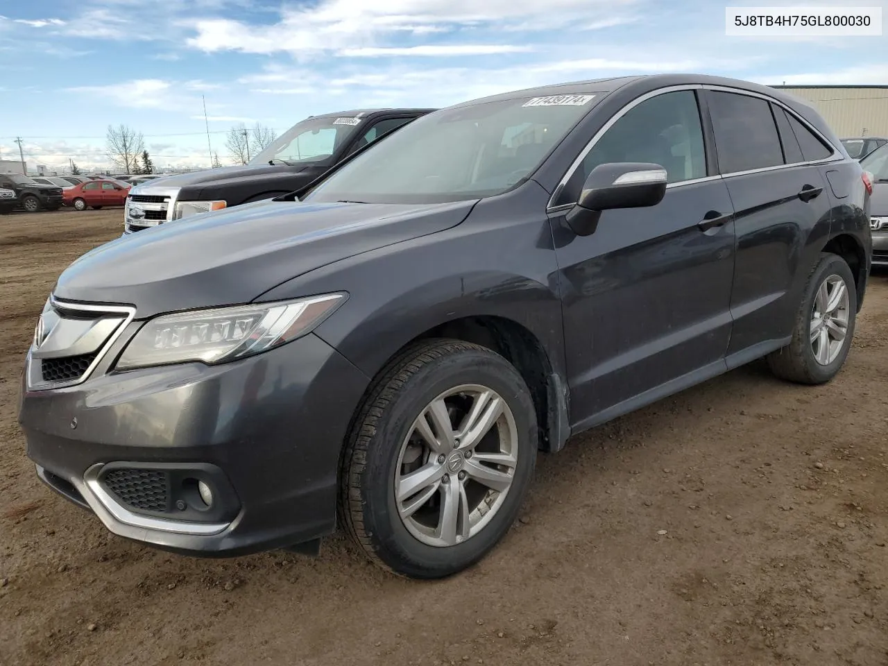 2016 Acura Rdx Advance VIN: 5J8TB4H75GL800030 Lot: 77439174