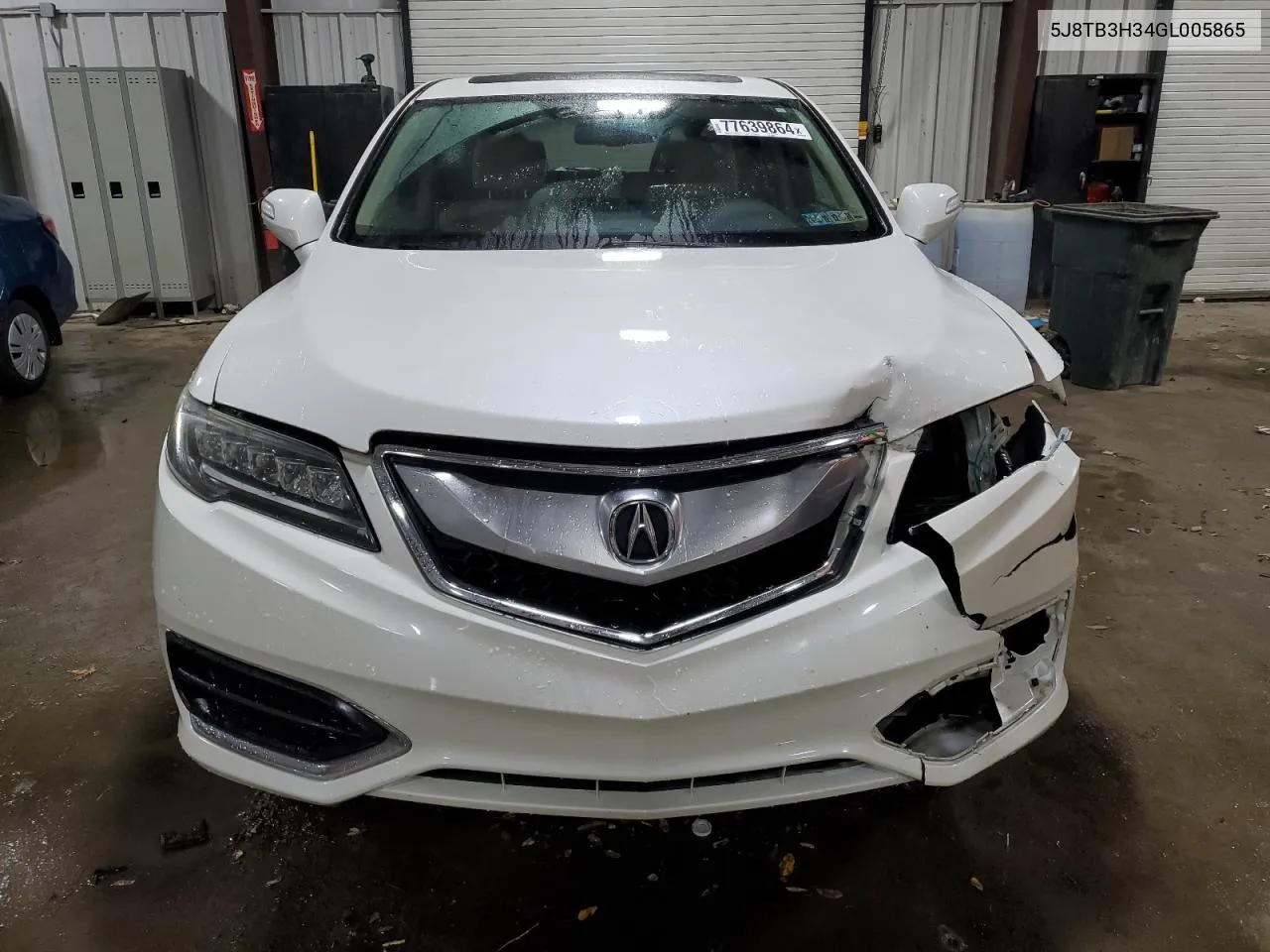 2016 Acura Rdx VIN: 5J8TB3H34GL005865 Lot: 77639864