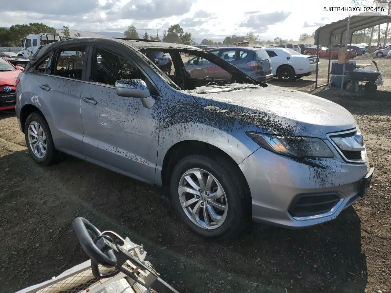 2016 Acura Rdx VIN: 5J8TB4H3XGL020456 Lot: 78281144