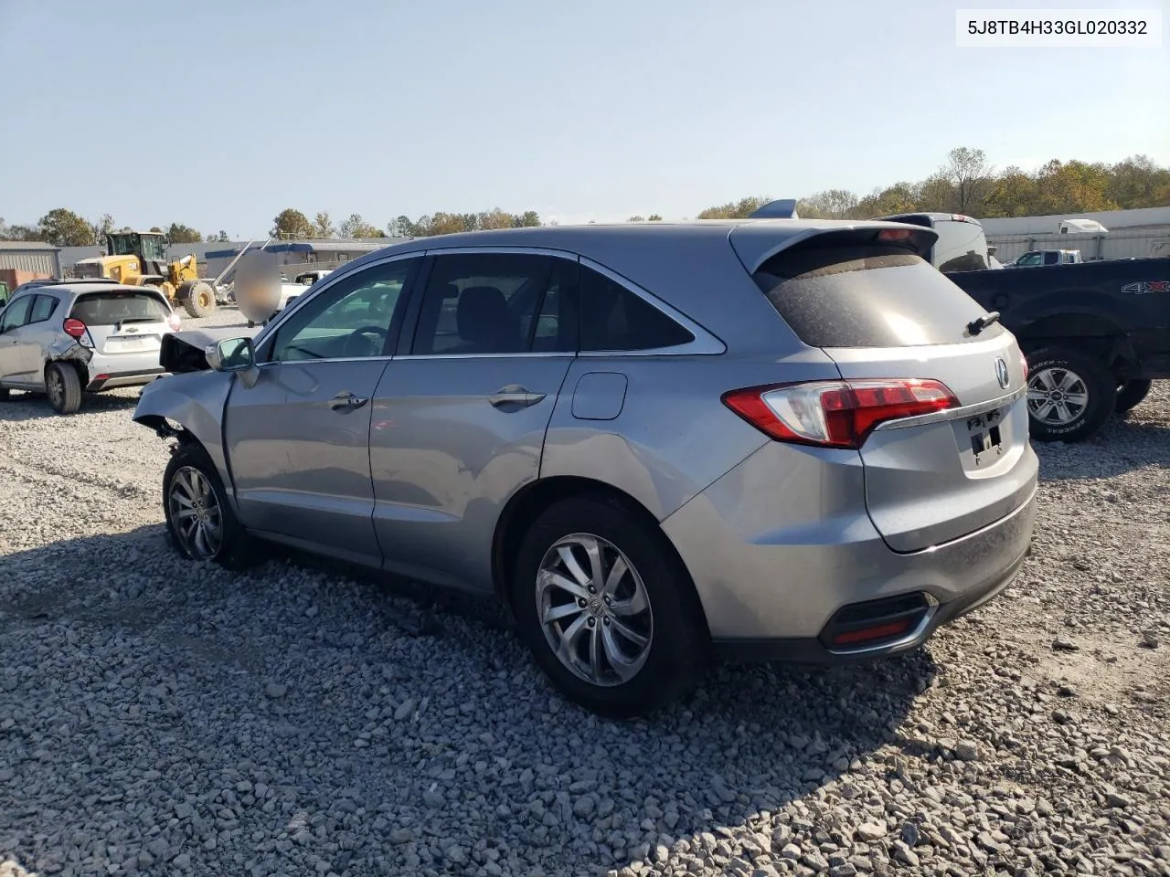 2016 Acura Rdx VIN: 5J8TB4H33GL020332 Lot: 78396434