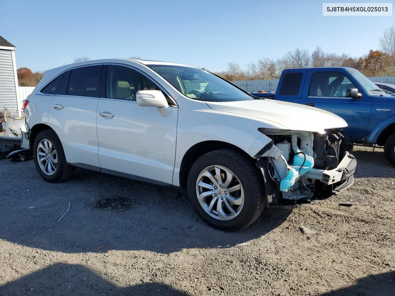 2016 Acura Rdx Technology VIN: 5J8TB4H5XGL025013 Lot: 78959694