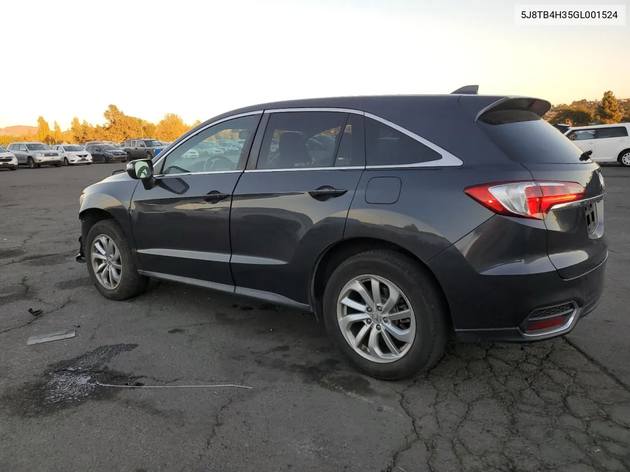 2016 Acura Rdx VIN: 5J8TB4H35GL001524 Lot: 79115384