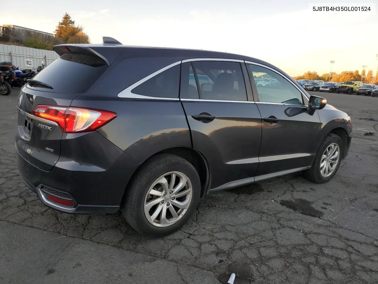 2016 Acura Rdx VIN: 5J8TB4H35GL001524 Lot: 79115384