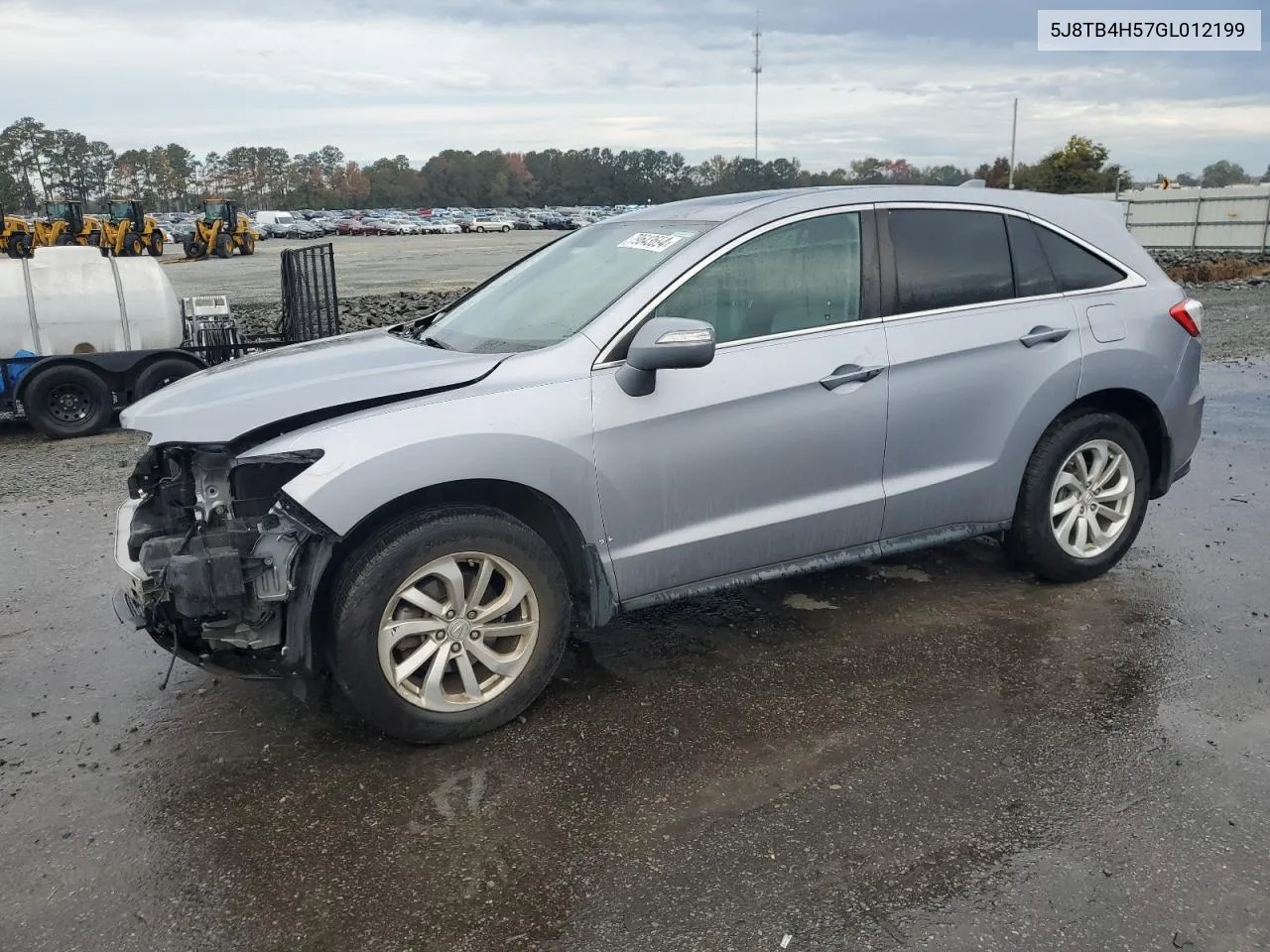 2016 Acura Rdx Technology VIN: 5J8TB4H57GL012199 Lot: 79643694