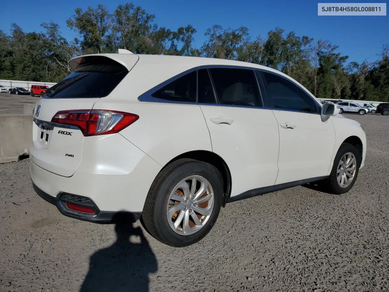 2016 Acura Rdx Technology VIN: 5J8TB4H58GL008811 Lot: 80107884