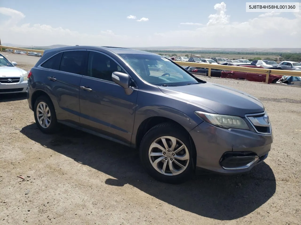 2017 Acura Rdx Technology VIN: 5J8TB4H58HL001360 Lot: 56567784