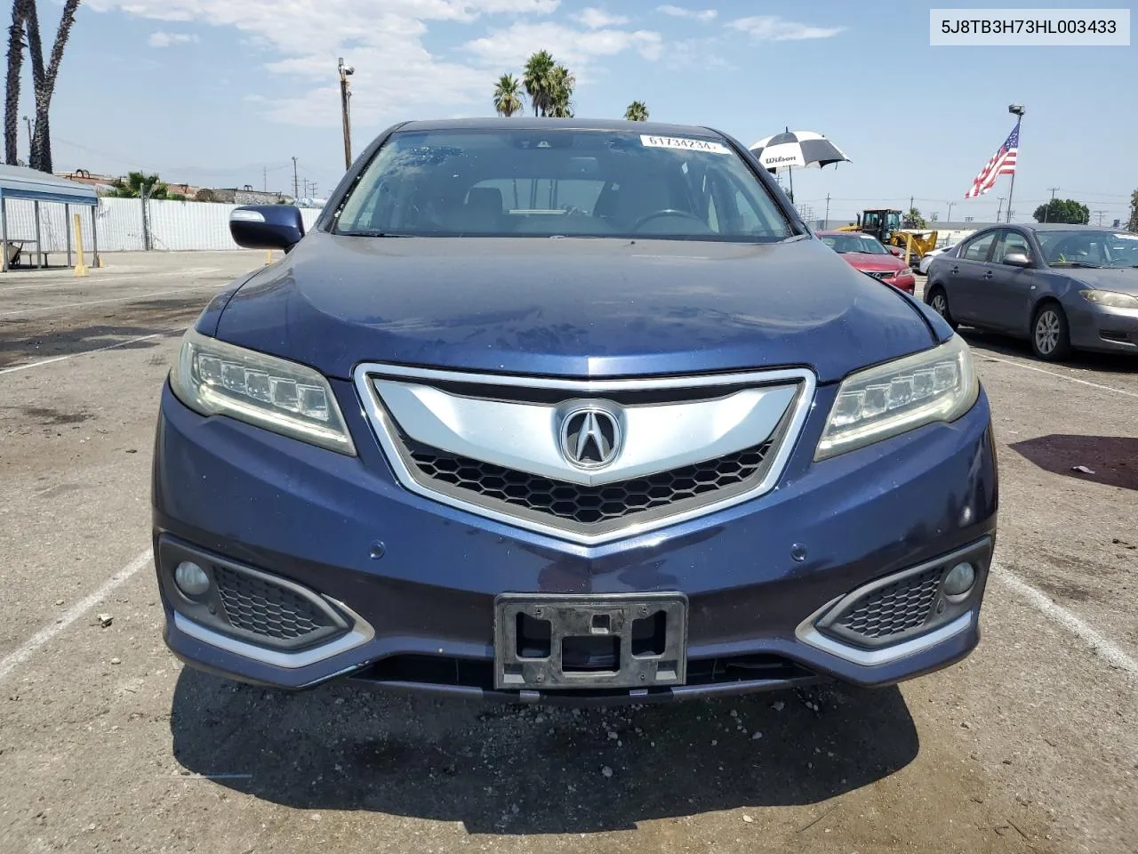 5J8TB3H73HL003433 2017 Acura Rdx Advance