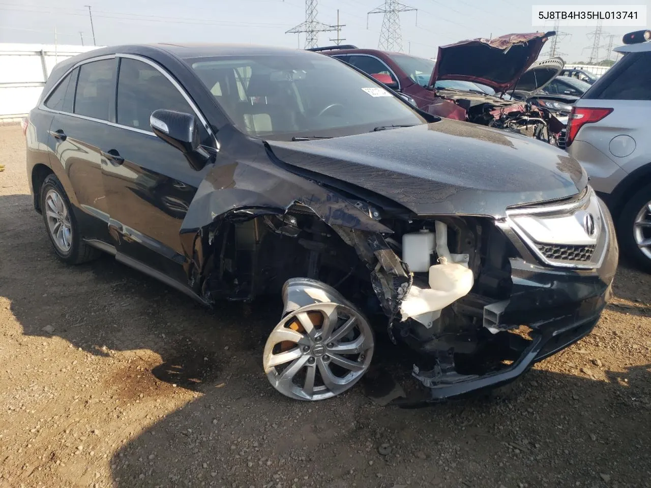 2017 Acura Rdx VIN: 5J8TB4H35HL013741 Lot: 62311534