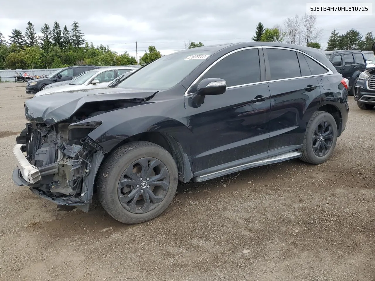 2017 Acura Rdx Advance VIN: 5J8TB4H70HL810725 Lot: 67638114