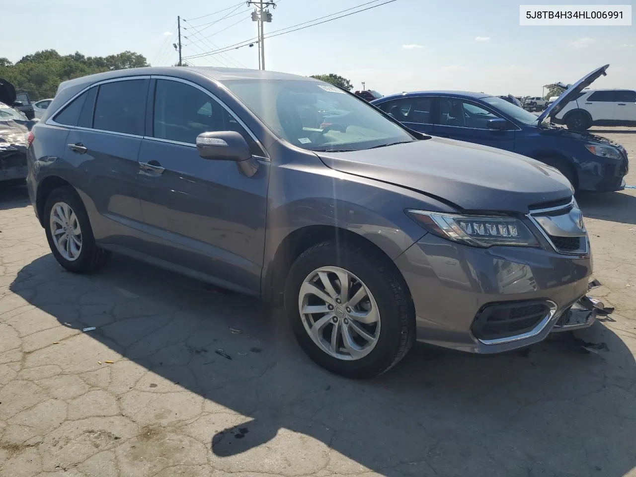 2017 Acura Rdx VIN: 5J8TB4H34HL006991 Lot: 69210214