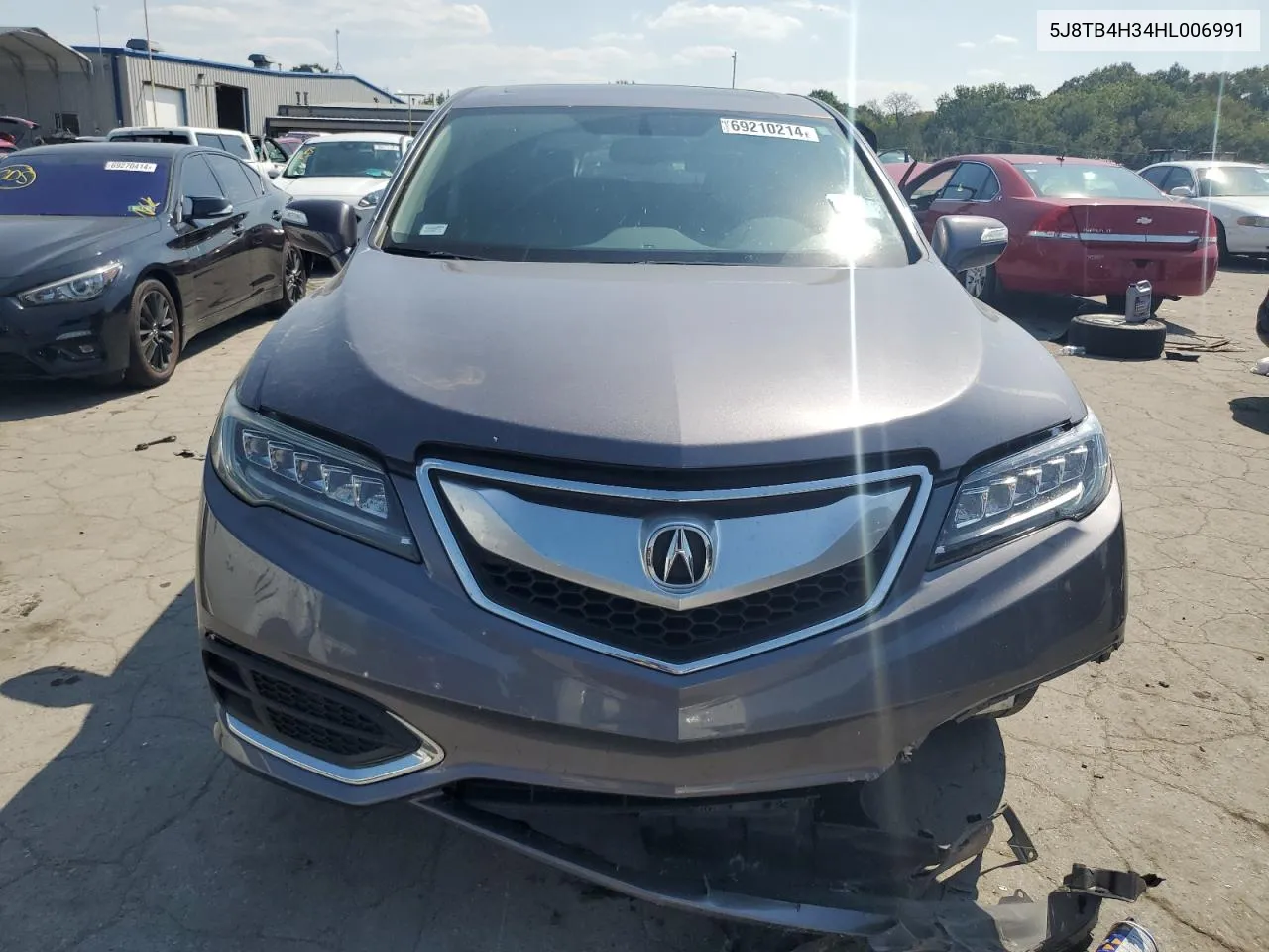 2017 Acura Rdx VIN: 5J8TB4H34HL006991 Lot: 69210214