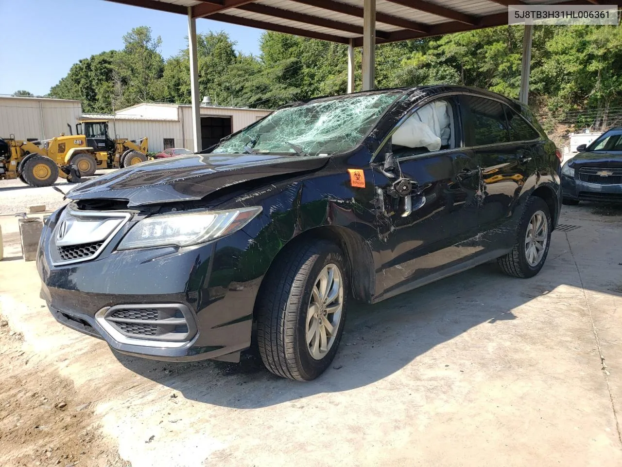 2017 Acura Rdx VIN: 5J8TB3H31HL006361 Lot: 70841554