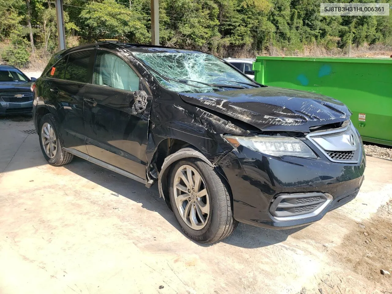 2017 Acura Rdx VIN: 5J8TB3H31HL006361 Lot: 70841554