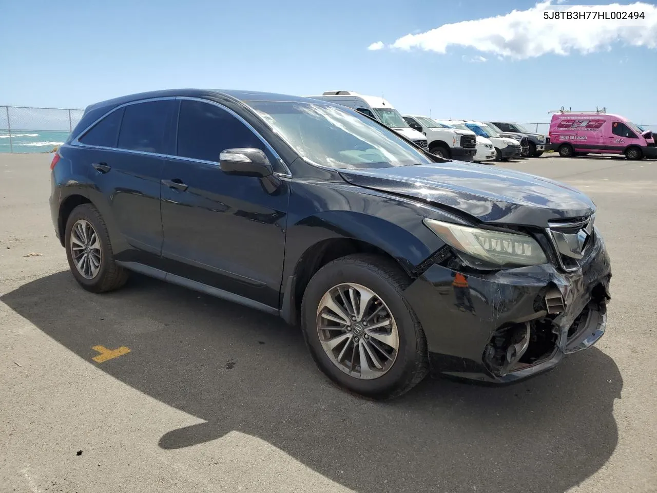 2017 Acura Rdx Advance VIN: 5J8TB3H77HL002494 Lot: 72291684