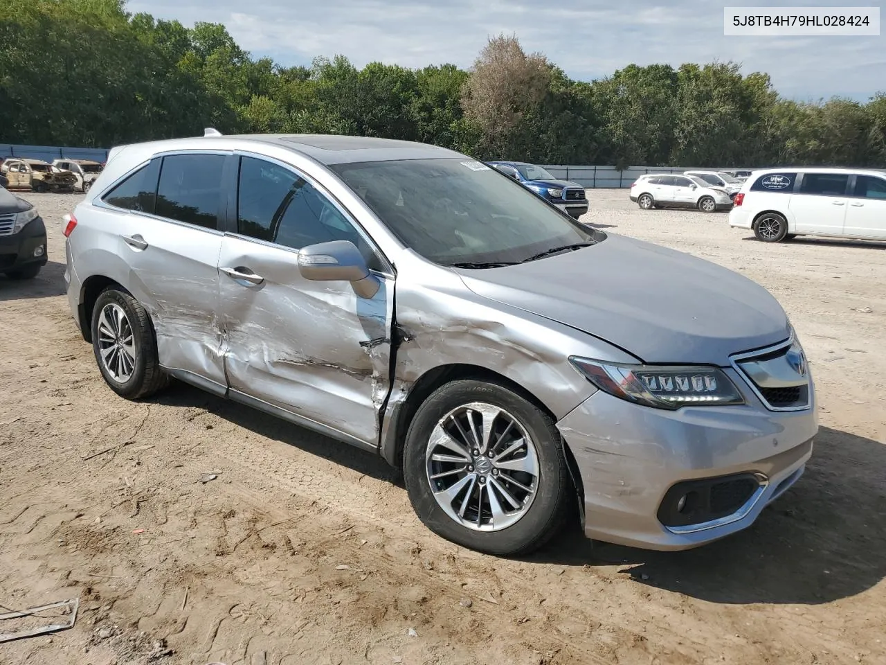 2017 Acura Rdx Advance VIN: 5J8TB4H79HL028424 Lot: 72528894