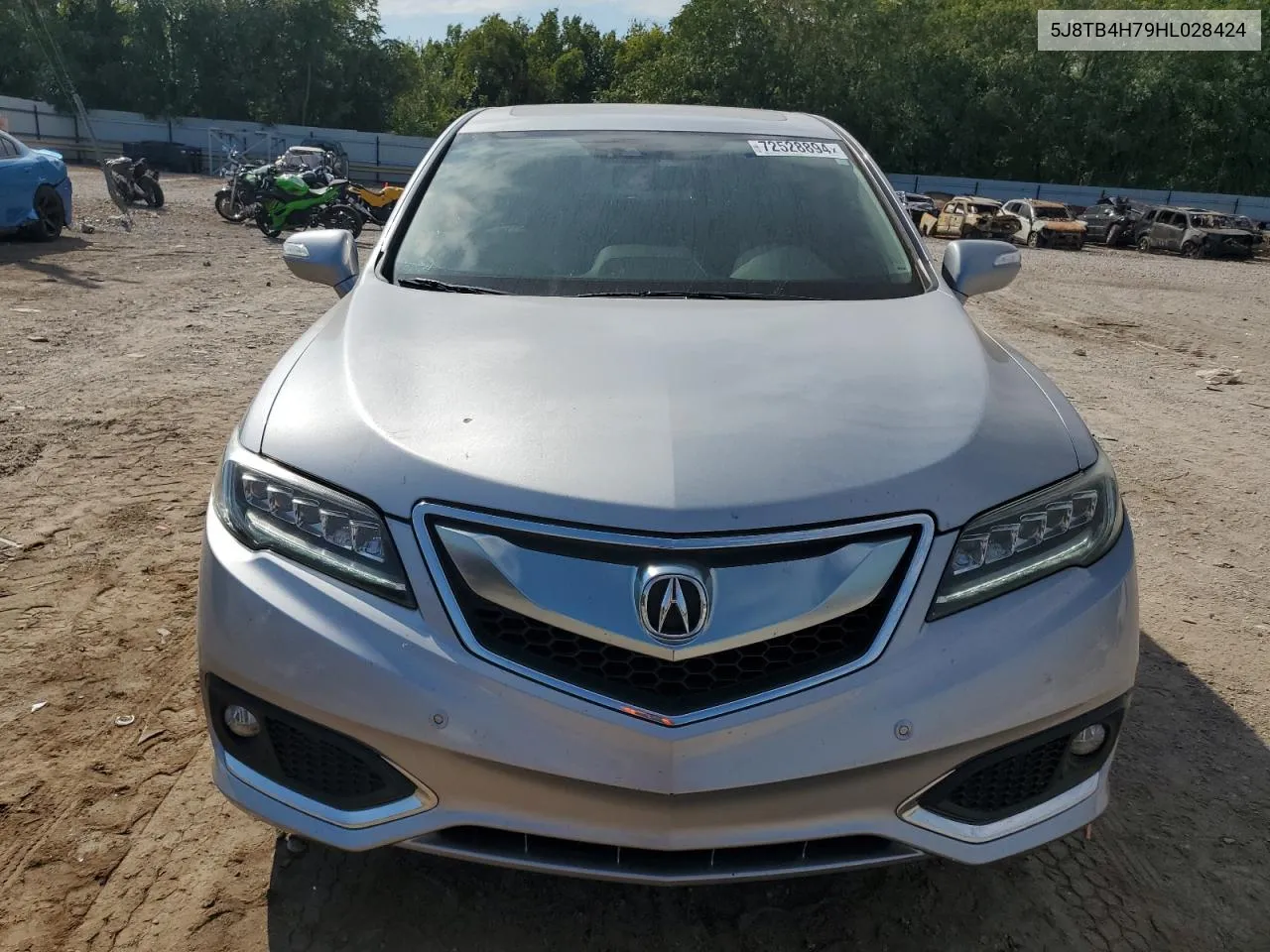 2017 Acura Rdx Advance VIN: 5J8TB4H79HL028424 Lot: 72528894