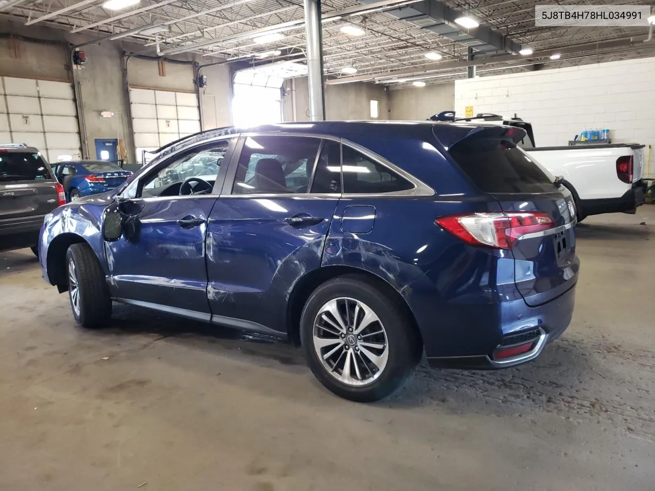 2017 Acura Rdx Advance VIN: 5J8TB4H78HL034991 Lot: 72936974