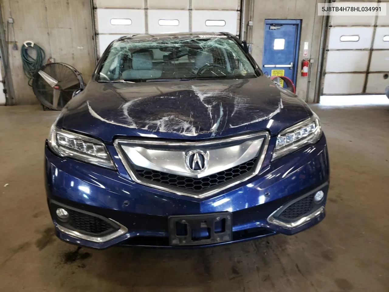 2017 Acura Rdx Advance VIN: 5J8TB4H78HL034991 Lot: 72936974