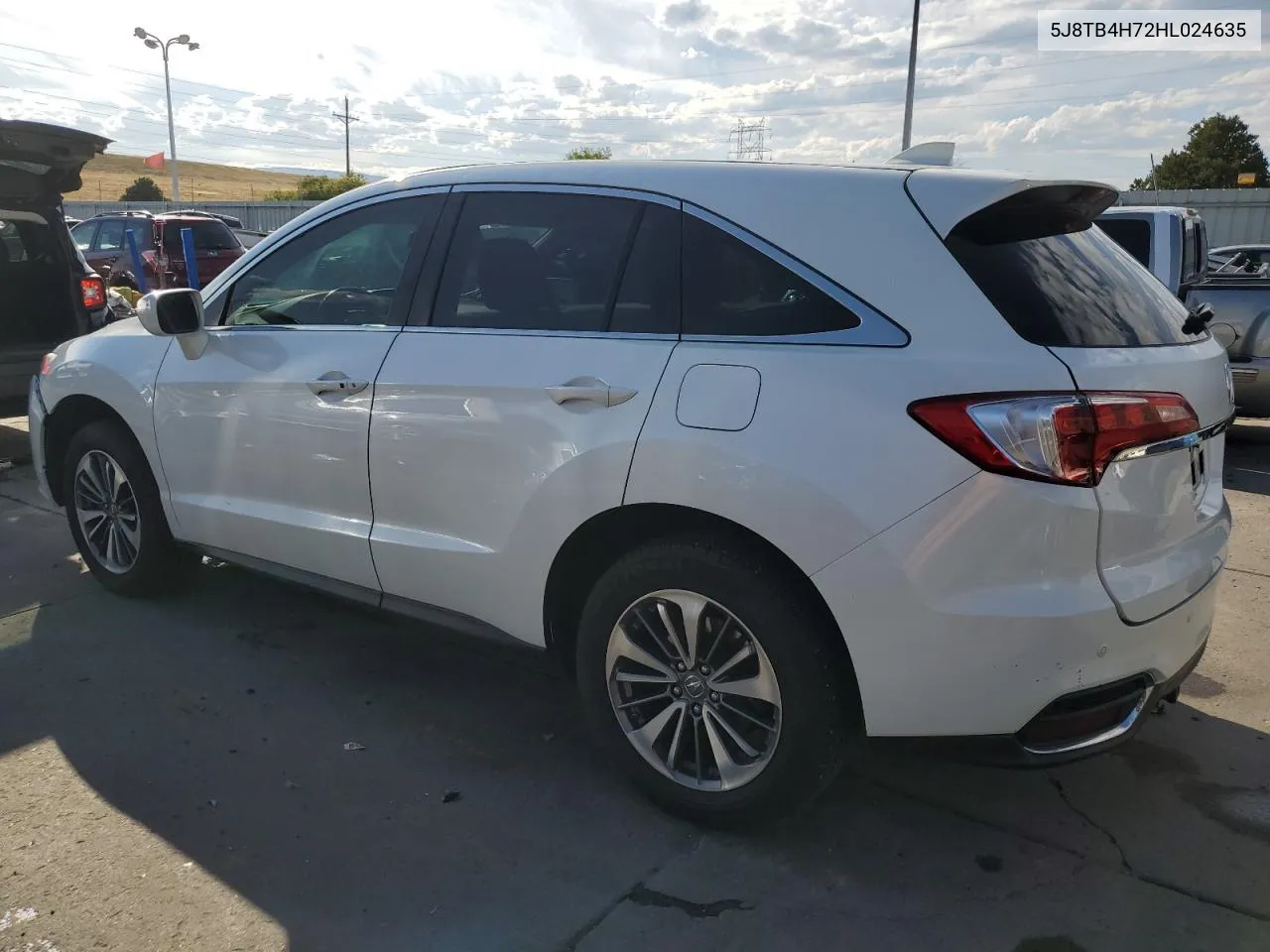 2017 Acura Rdx Advance VIN: 5J8TB4H72HL024635 Lot: 73237774