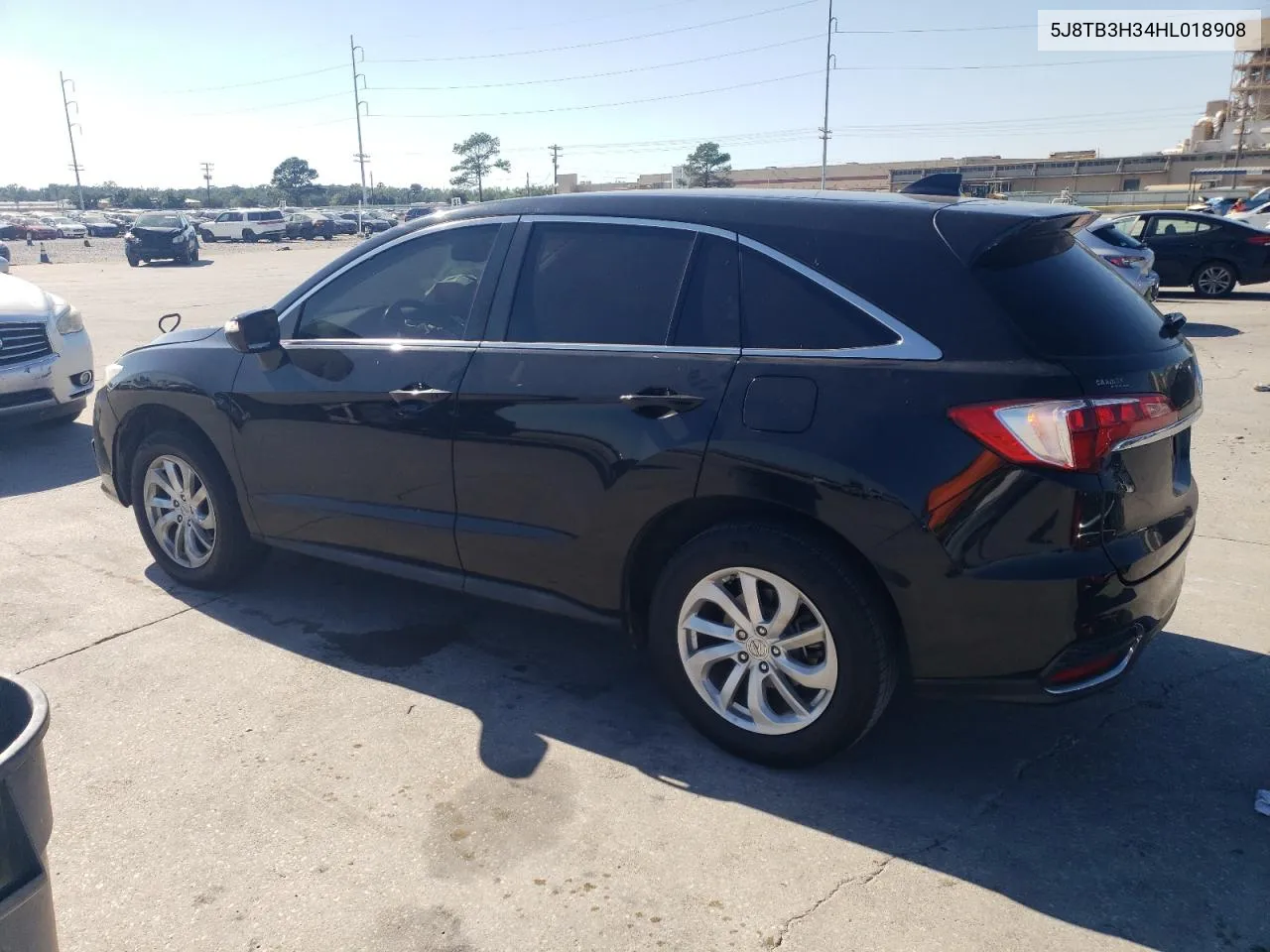 2017 Acura Rdx VIN: 5J8TB3H34HL018908 Lot: 73605084