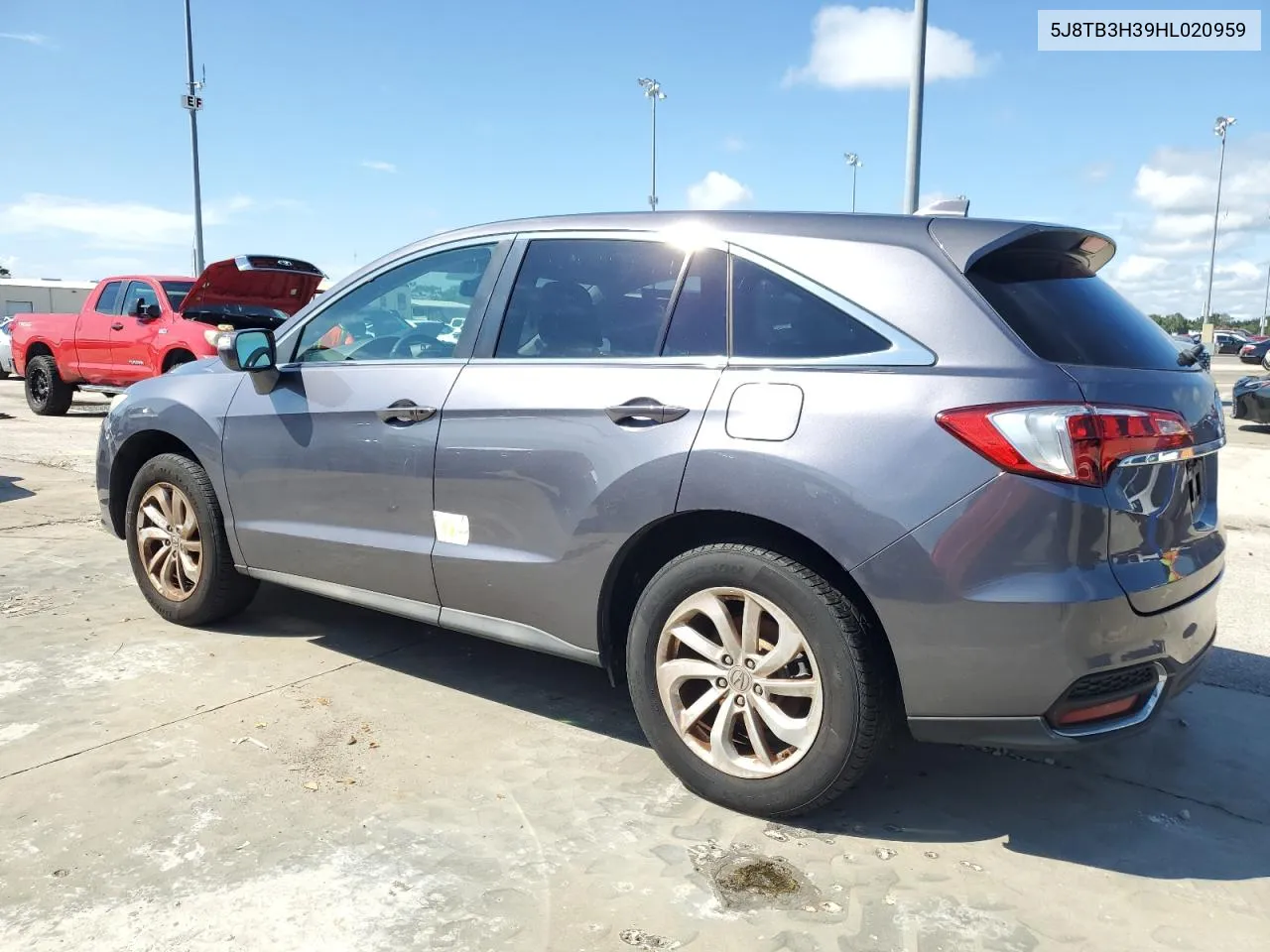 2017 Acura Rdx VIN: 5J8TB3H39HL020959 Lot: 73885694