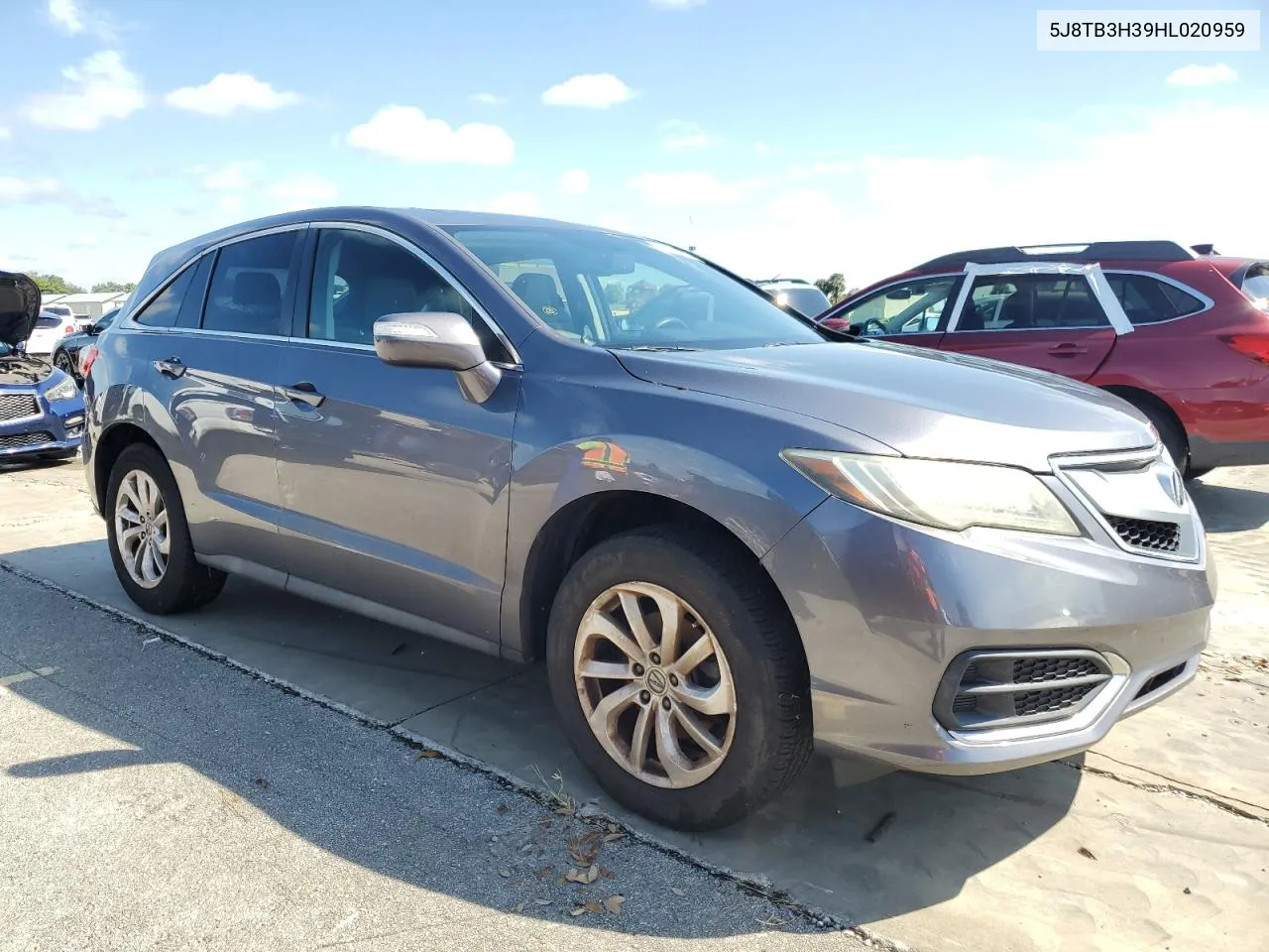 2017 Acura Rdx VIN: 5J8TB3H39HL020959 Lot: 73885694