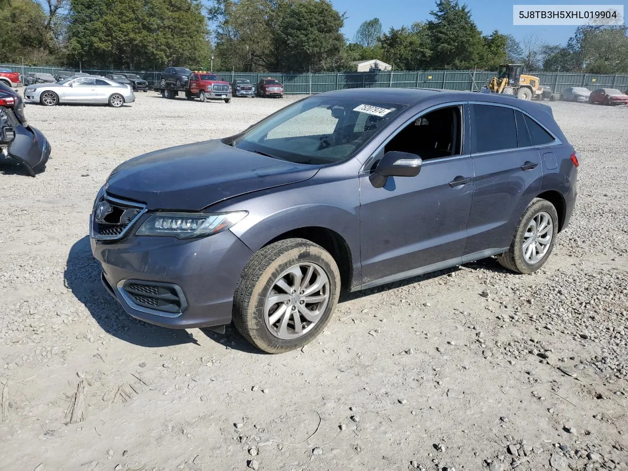 2017 Acura Rdx Technology VIN: 5J8TB3H5XHL019904 Lot: 75207974