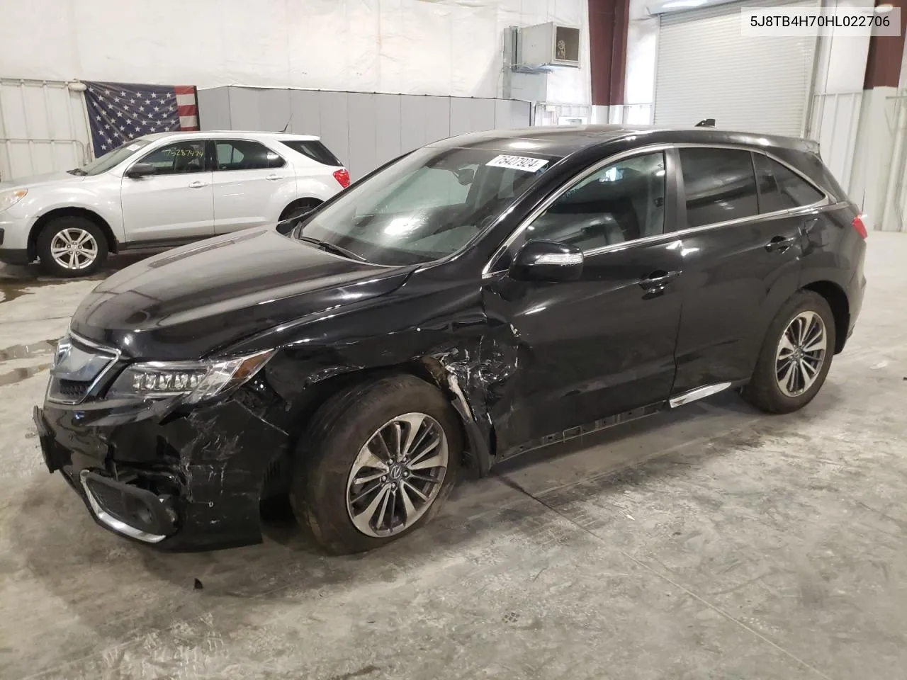 2017 Acura Rdx Advance VIN: 5J8TB4H70HL022706 Lot: 75427924