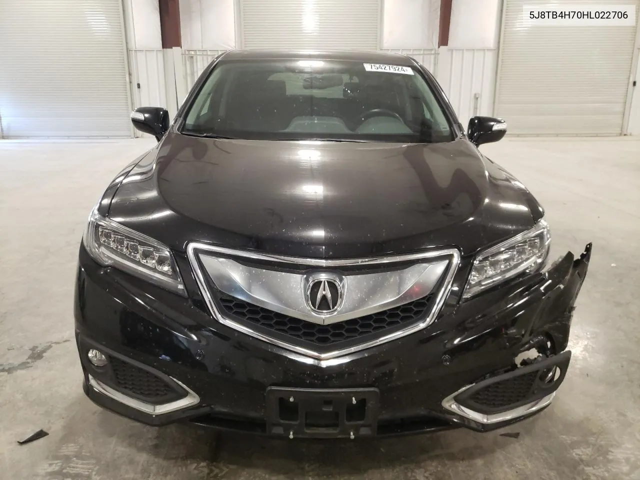 2017 Acura Rdx Advance VIN: 5J8TB4H70HL022706 Lot: 75427924