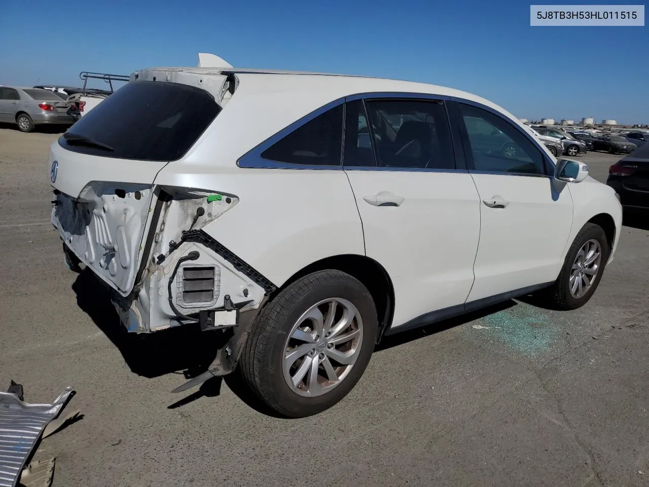 2017 Acura Rdx Technology VIN: 5J8TB3H53HL011515 Lot: 76098194