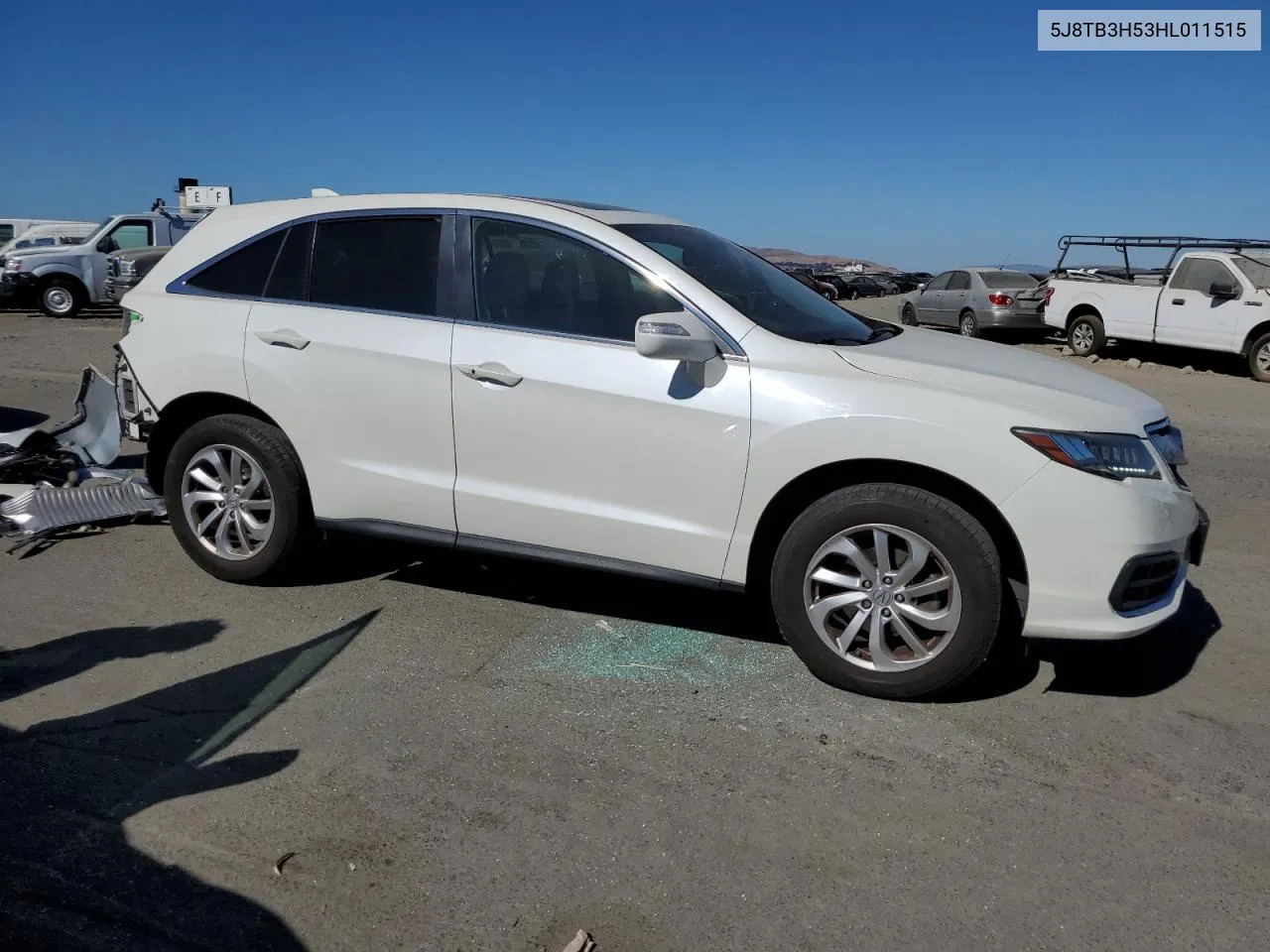 2017 Acura Rdx Technology VIN: 5J8TB3H53HL011515 Lot: 76098194