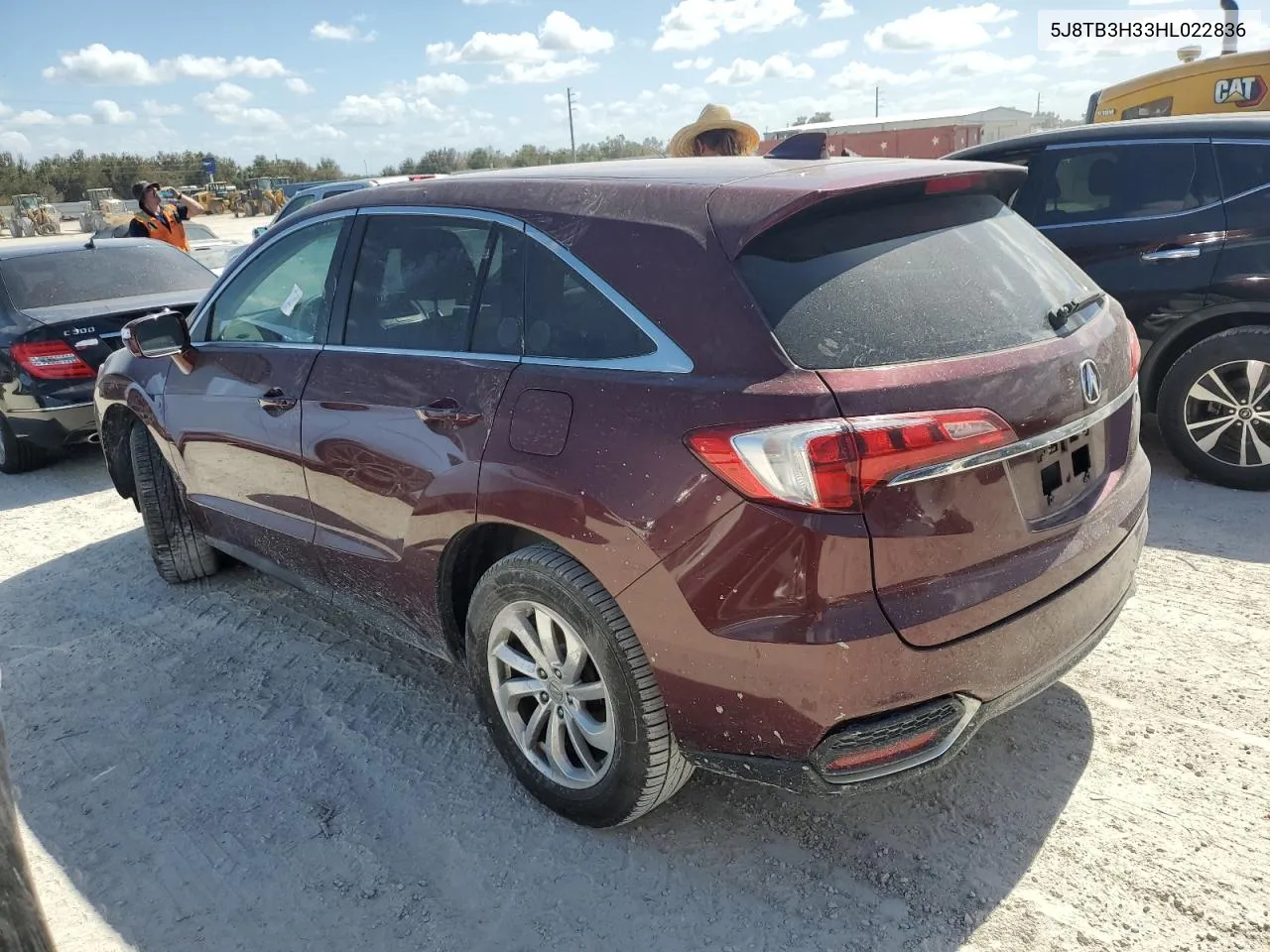 2017 Acura Rdx VIN: 5J8TB3H33HL022836 Lot: 77038614