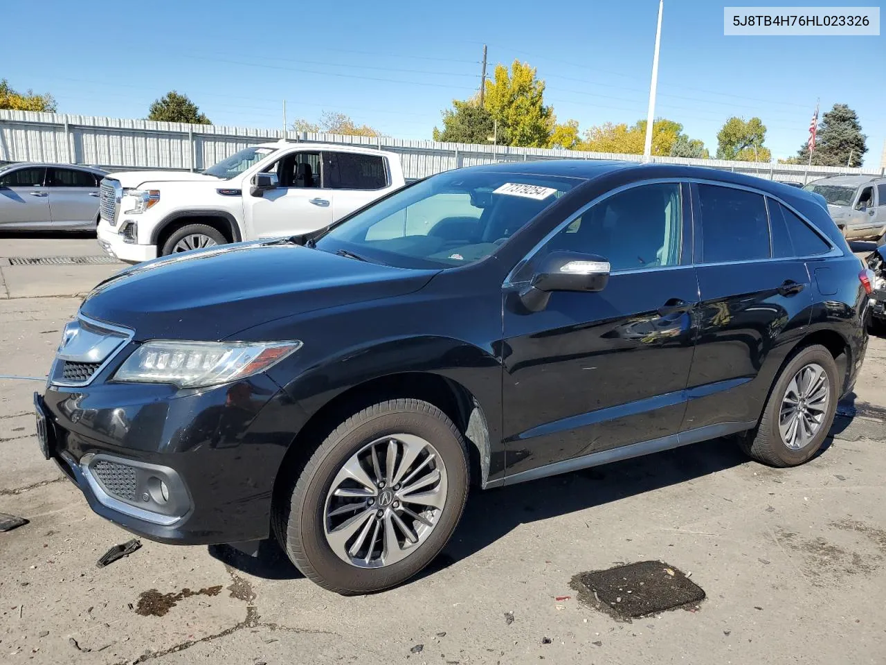 2017 Acura Rdx Advance VIN: 5J8TB4H76HL023326 Lot: 77379254