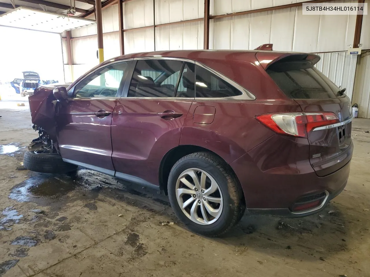 2017 Acura Rdx VIN: 5J8TB4H34HL016114 Lot: 77474544