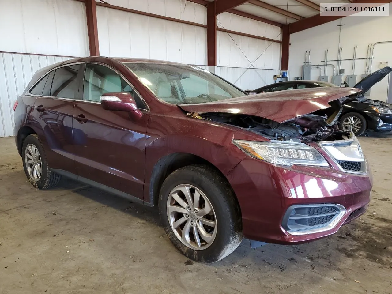 2017 Acura Rdx VIN: 5J8TB4H34HL016114 Lot: 77474544